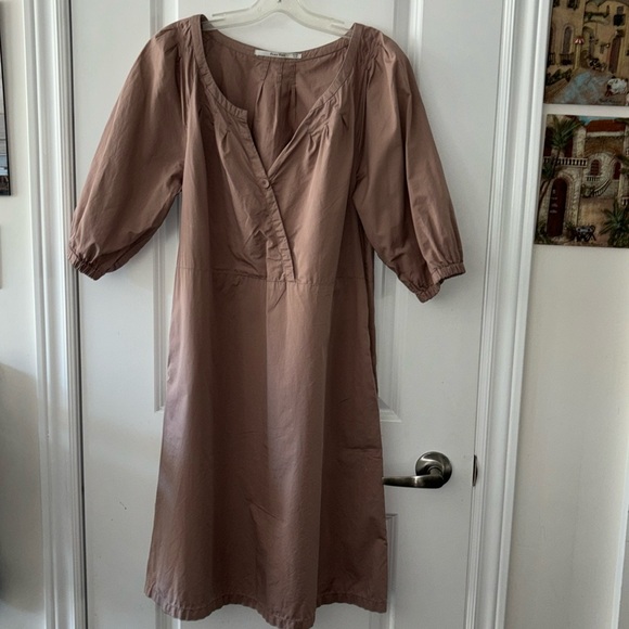 Part Two Cotton Taupe Women’s Dress - Picture 3 of 9